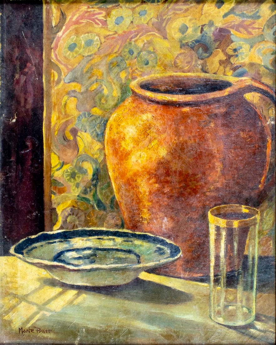 Marie Pratt (NY,FL,1921-2012) oil painting (1 of 13)