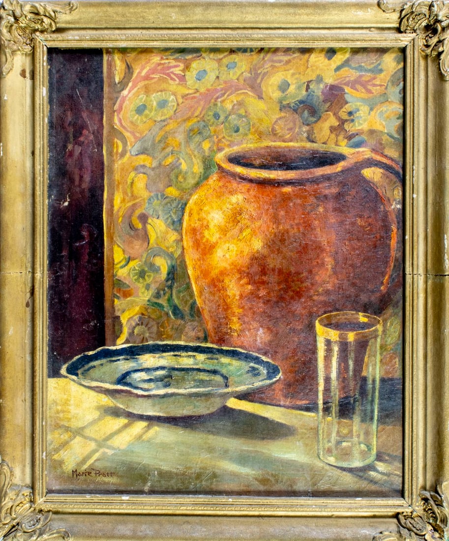 Marie Pratt (NY,FL,1921-2012) oil painting - 3