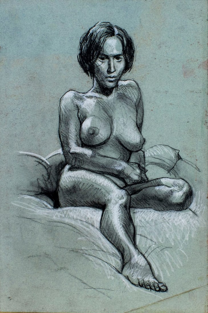 Karl Foster (PA,b 1933) pastel painting (1 of 11)