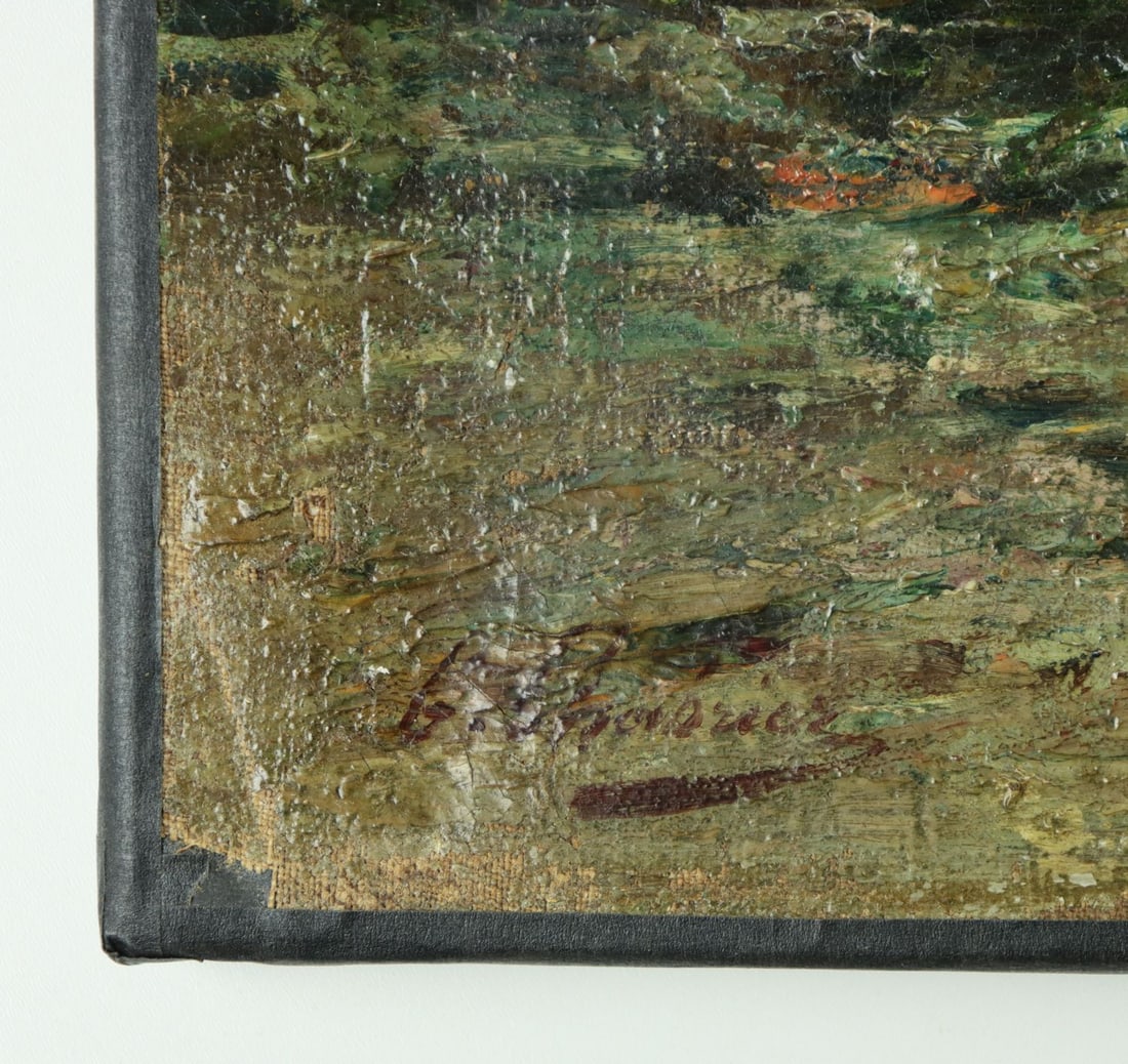 Georges Chabrier (France,19C) oil painting antique - 11