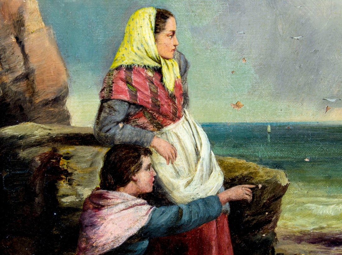 Septimus Dawson (UK,1851-?) oil painting antique - 6