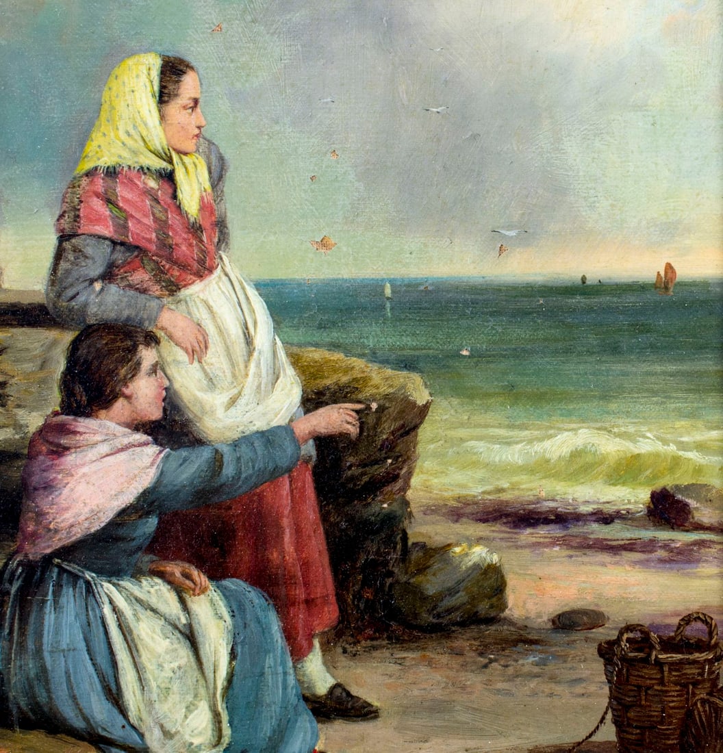 Septimus Dawson (UK,1851-?) oil painting antique - 8