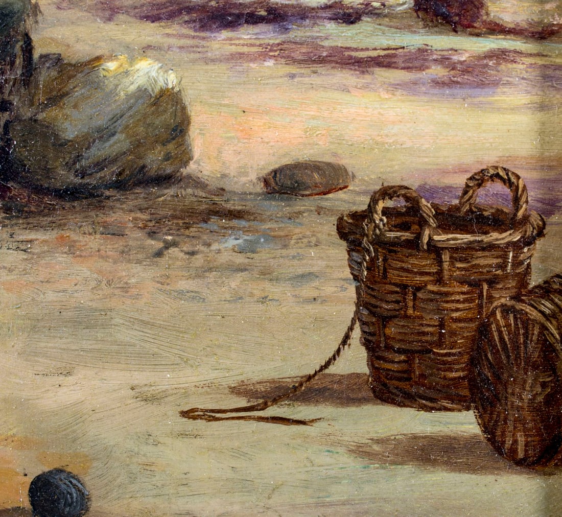Septimus Dawson (UK,1851-?) oil painting antique - 9