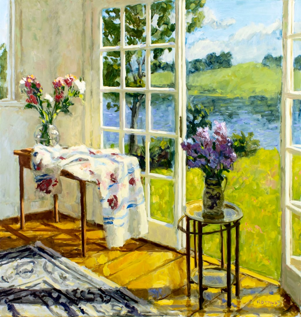 Rostad (US,20C) oil painting - 3