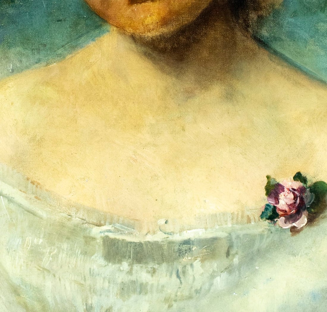 Adolphe Weisz (France,Hungary,1838-1900) oil painting antique - 6