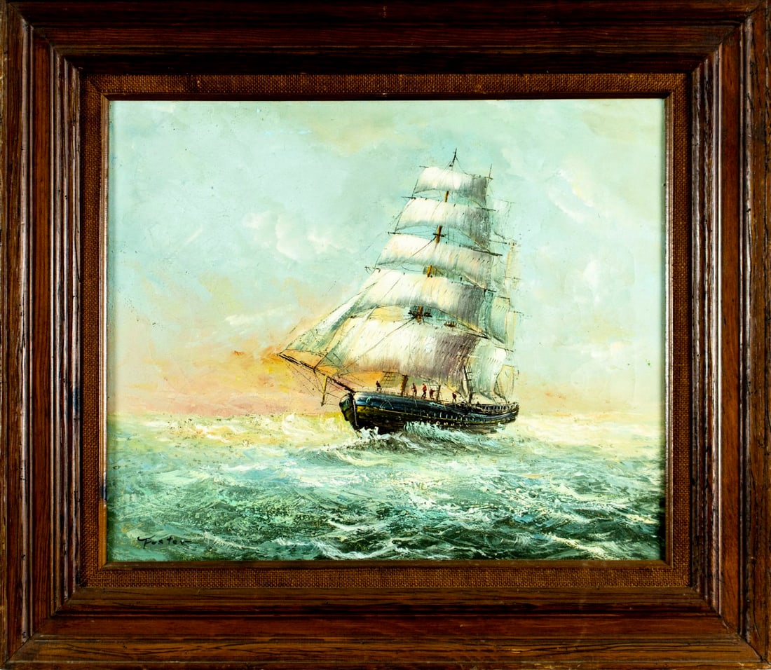 Foster (US,20C) oil painting - 3