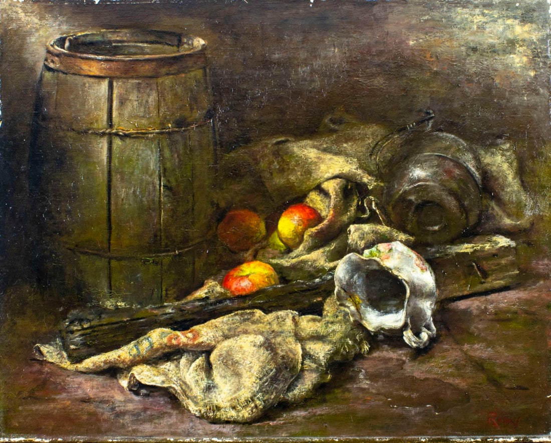 Robins (US,20C) oil painting - 3