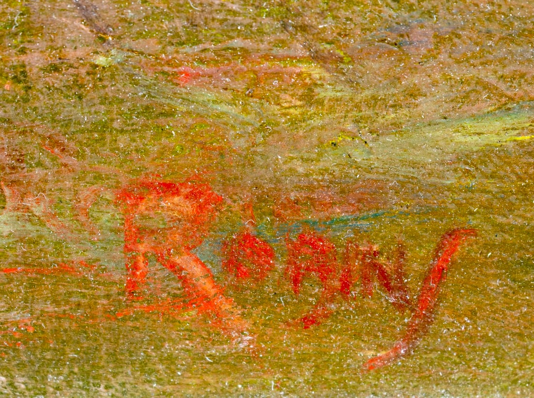 Robins (US,20C) oil painting - 4