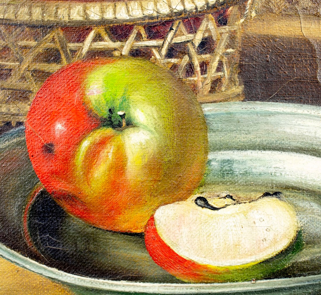 E Parmentier (Europe,19C) oil painting antique - 7