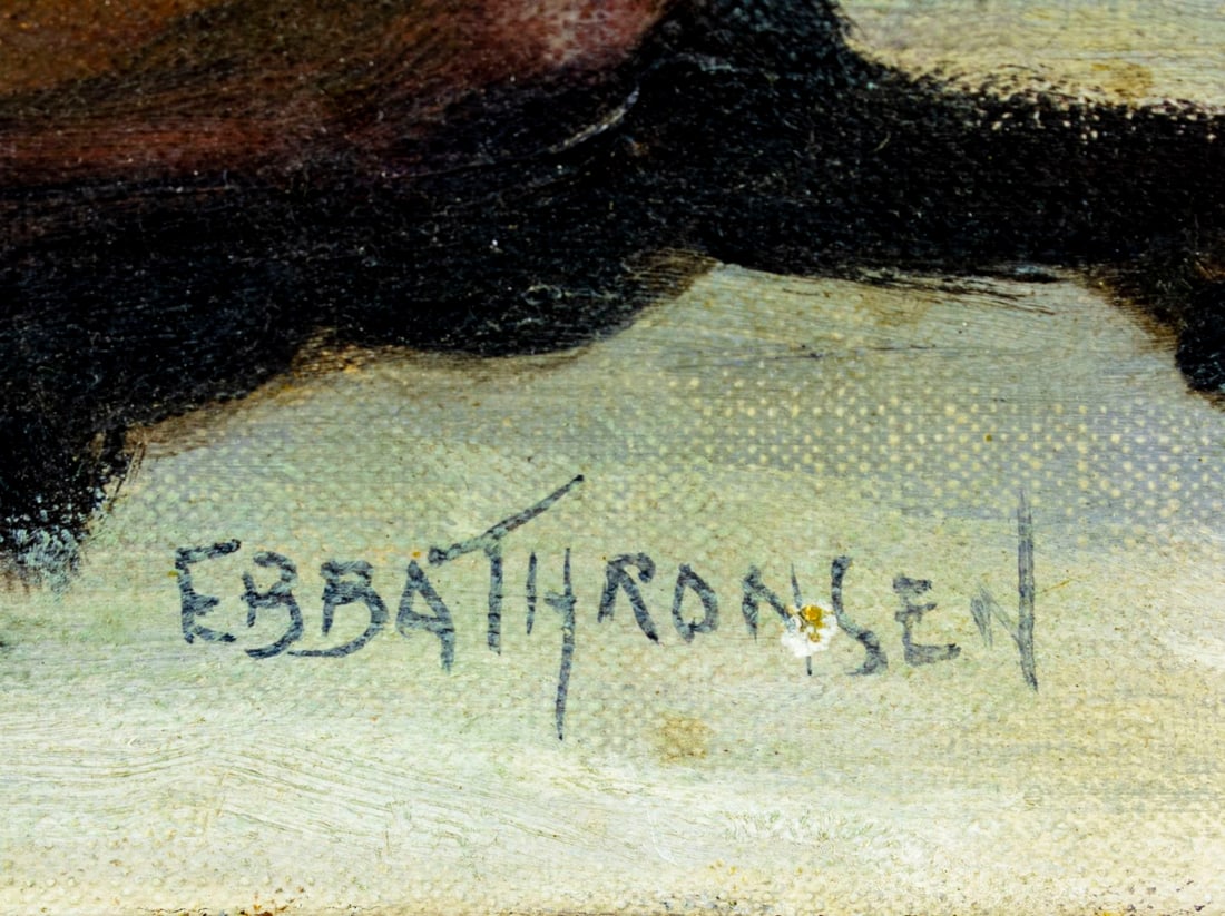 Ebba Thronsen (US,mid 20C) oil painting - 3