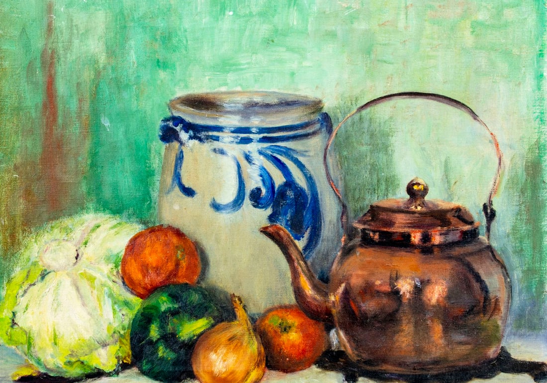Ebba Thronsen (US,mid 20C) oil painting - 4
