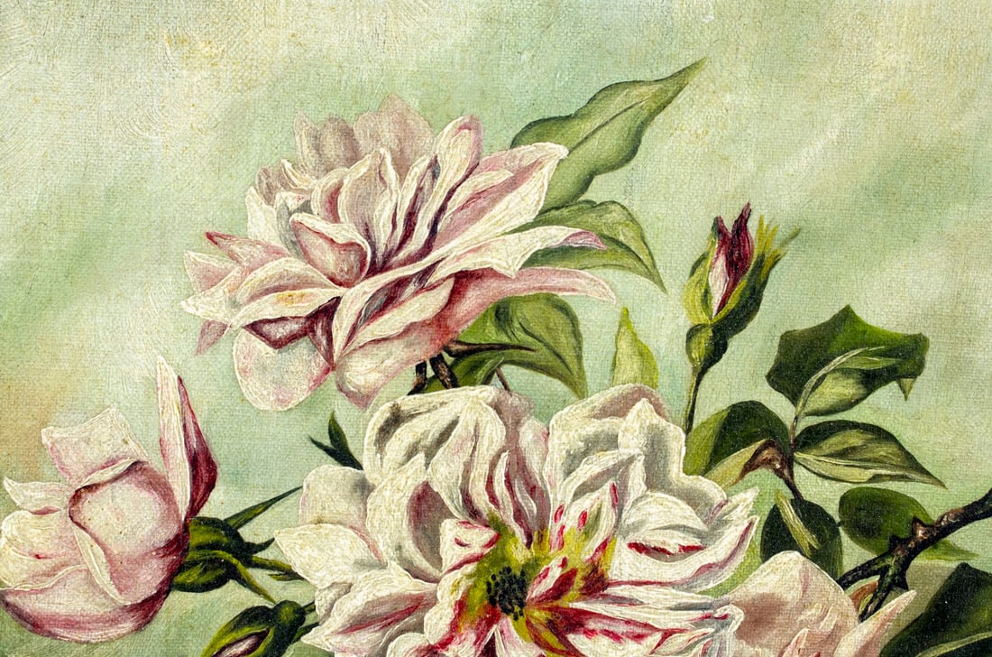 M Lee (US,early 20C) oil painting antique - 8