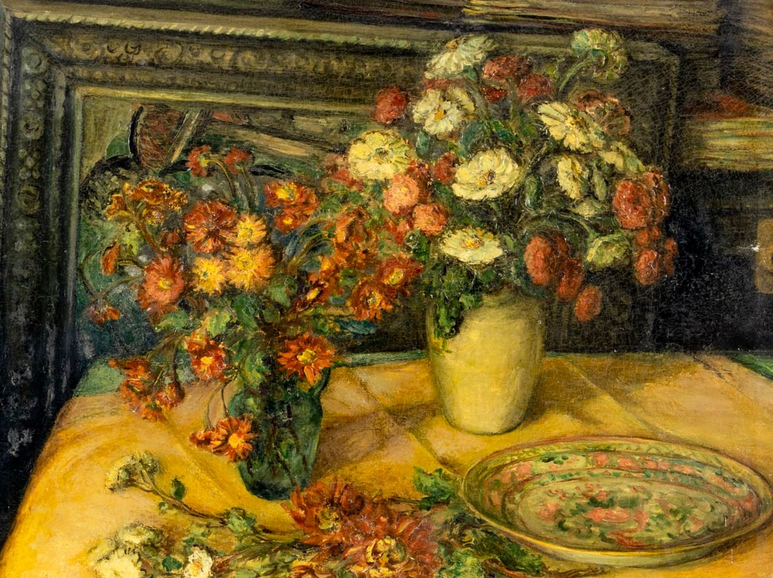 Helen Roberts (US,1884-1994) oil painting - 5