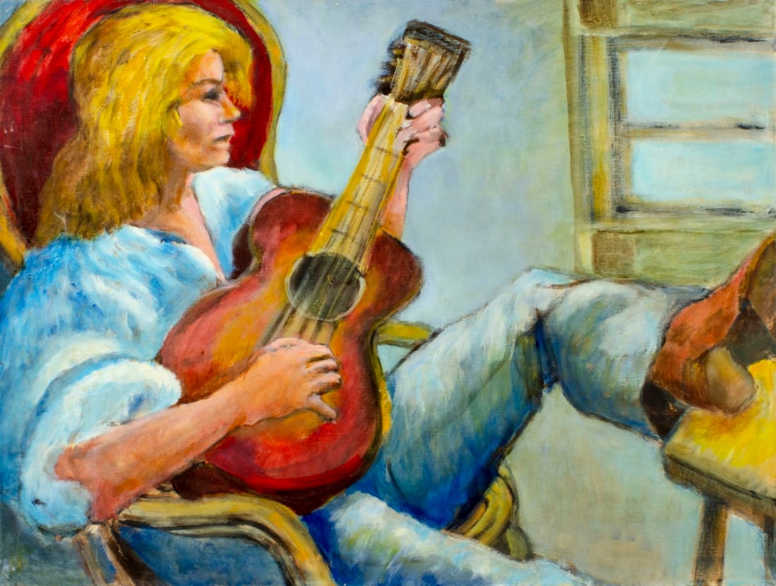 Thelma Thal (NY,1903-2001) oil painting (1 of 12)