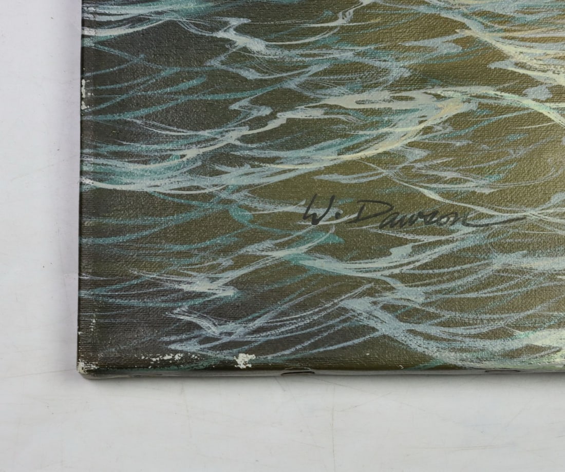 W Dawson (US,20C) oil painting - 10
