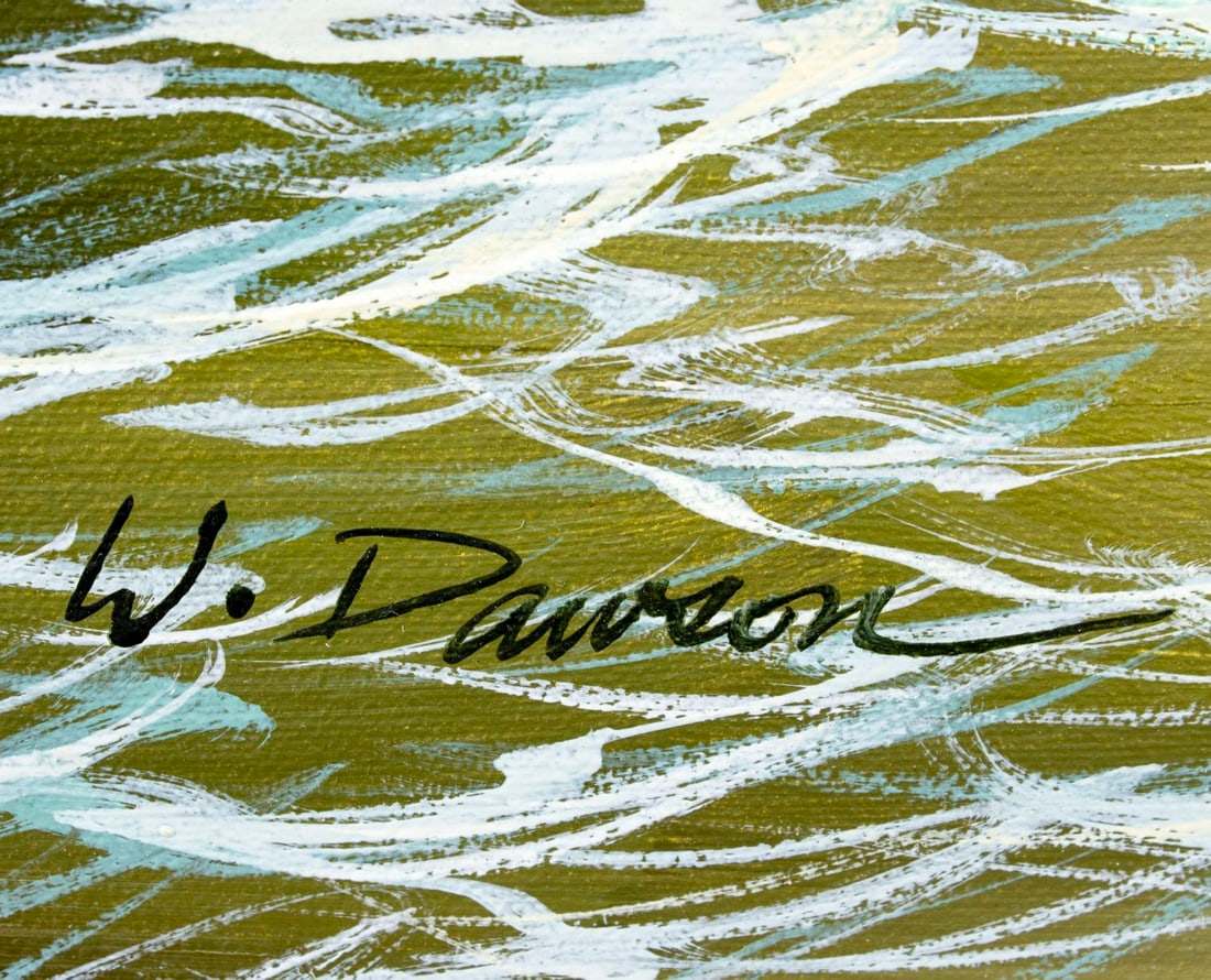 W Dawson (US,20C) oil painting - 4