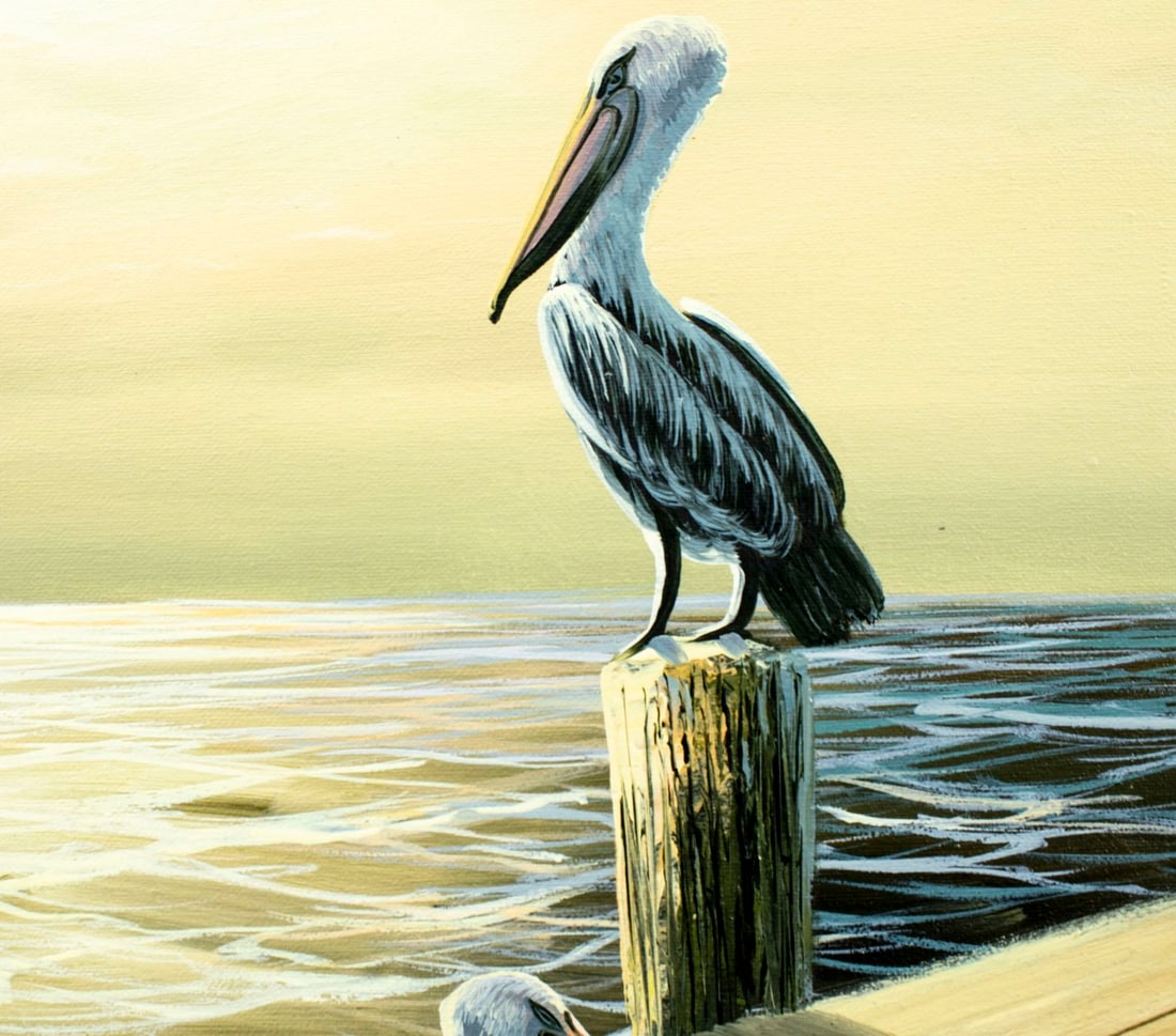 W Dawson (US,20C) oil painting - 8