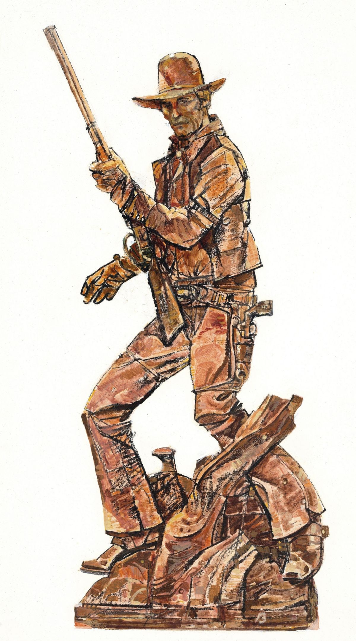 ATTR DePersico (PA,20C) oil painting (1 of 10)