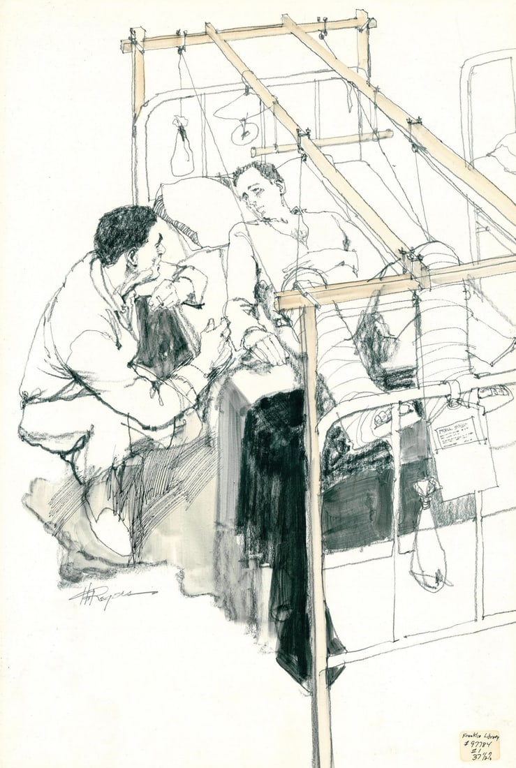 Howard Rogers (AZ,CA,1932-2022) graphite painting: ARTIST: Howard Rogers (Arizona, California, 1932 - 2022) TITLE: Illustration - Whistle 1 YEAR: 1978 MEDIUM: graphite on board CONDITION: Few small faint