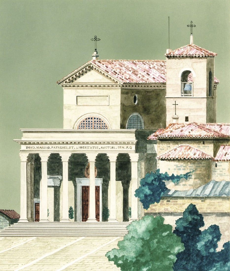 Barry Wilkinson (UK,1923-2007) watercolor painting (1 of 14)