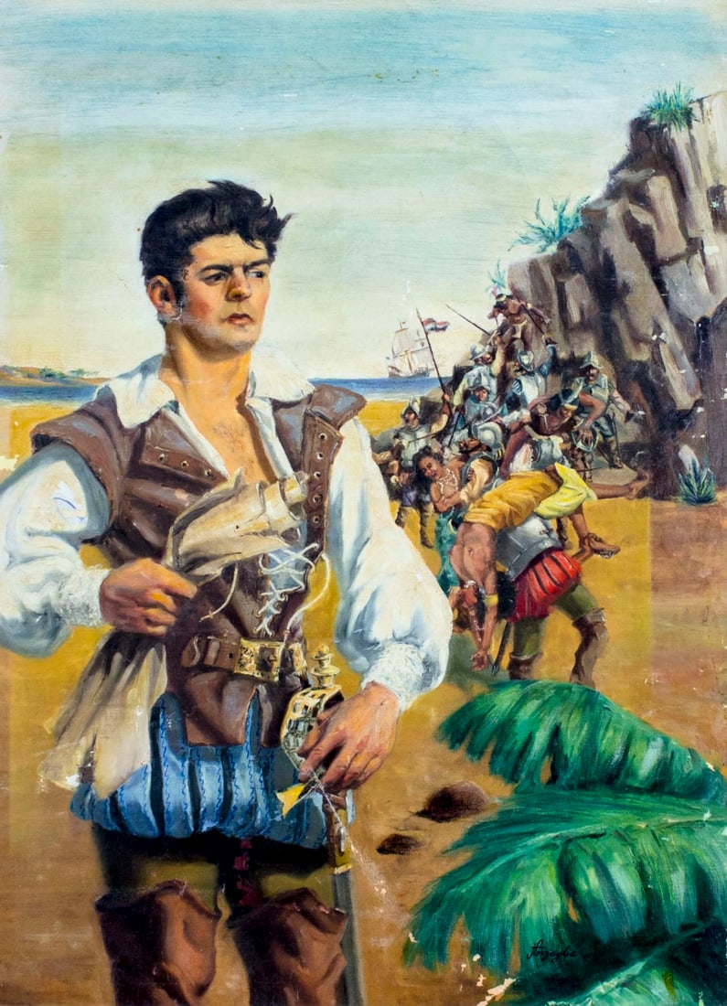 J Forzaglia (US,20C) oil painting (1 of 12)