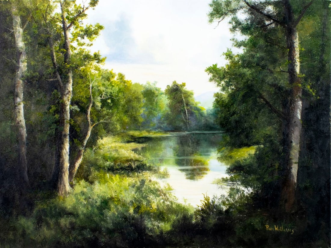 Ron Williams (TN,1947-2016) oil painting - 3