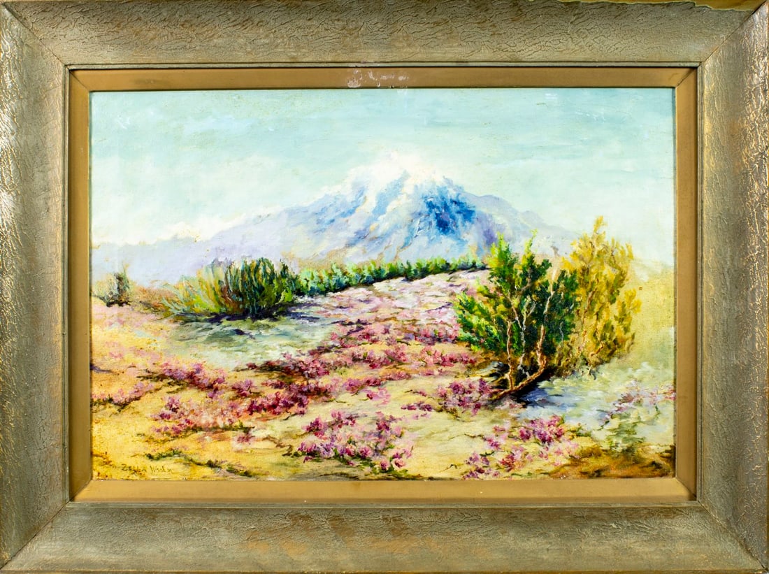 Zella G Knox Woolm (CA,IA,1876-1973) oil painting - 3