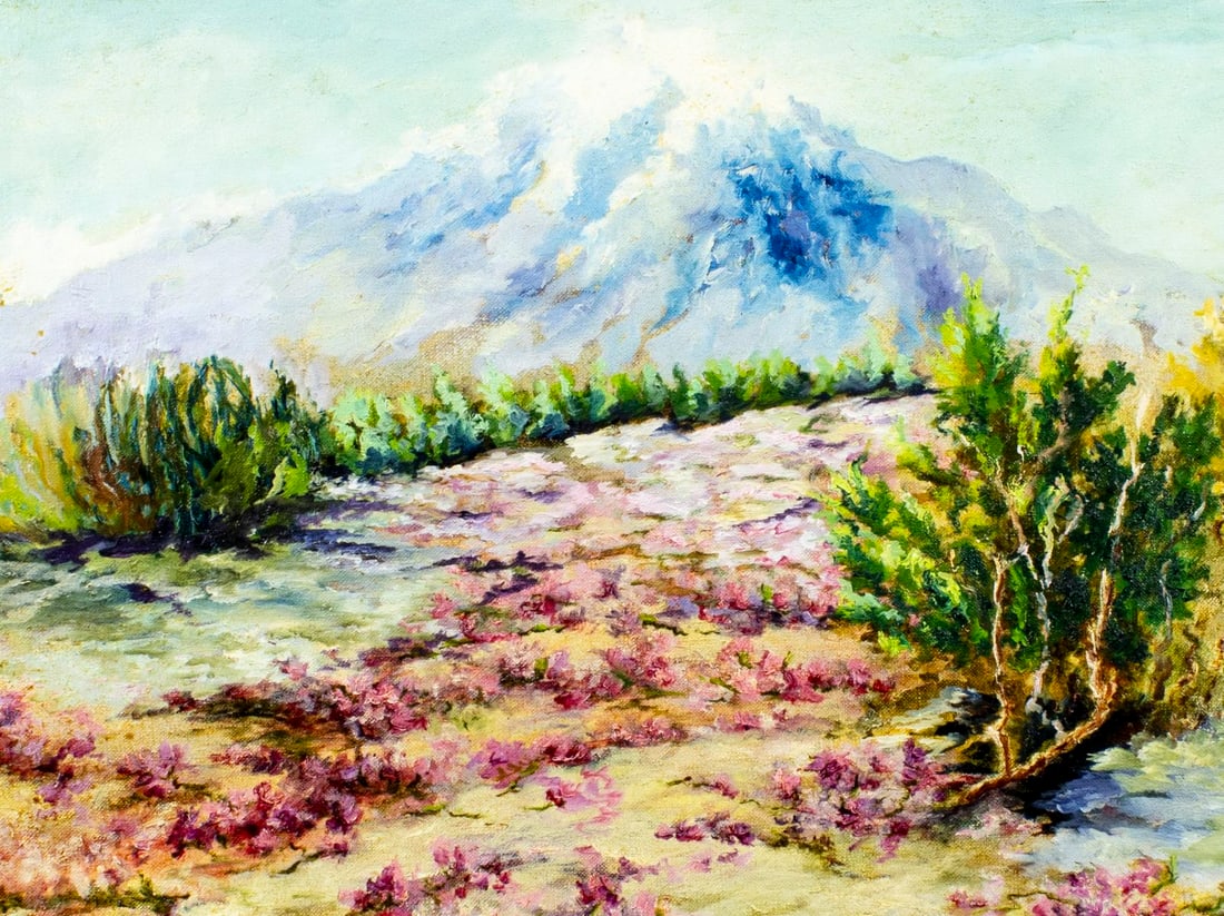 Zella G Knox Woolm (CA,IA,1876-1973) oil painting - 5