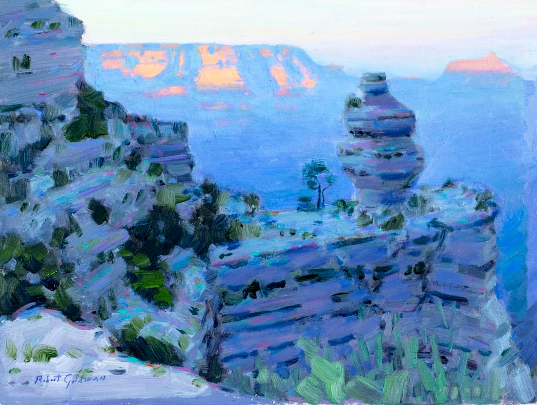 Robert Goldman (AZ,CA,IL,b 1948) oil painting - 3