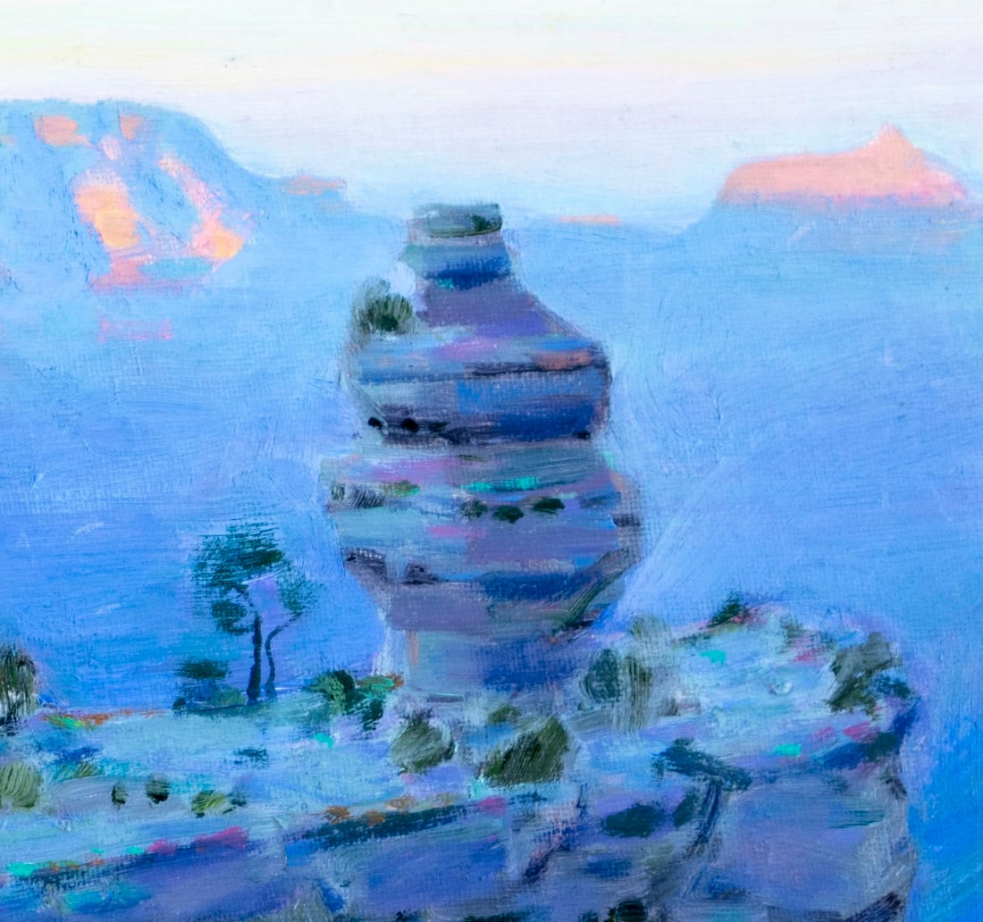 Robert Goldman (AZ,CA,IL,b 1948) oil painting - 7