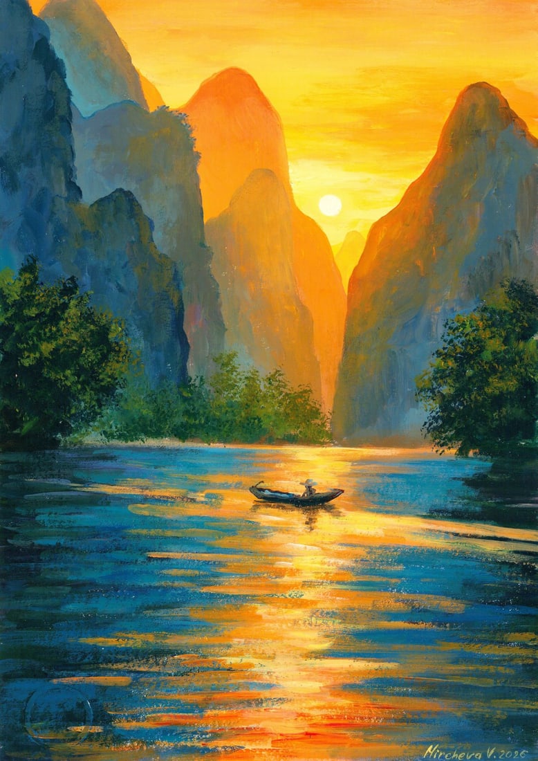 Valeria Mircheva (Ukraine,20/21C) acrylic painting - 3
