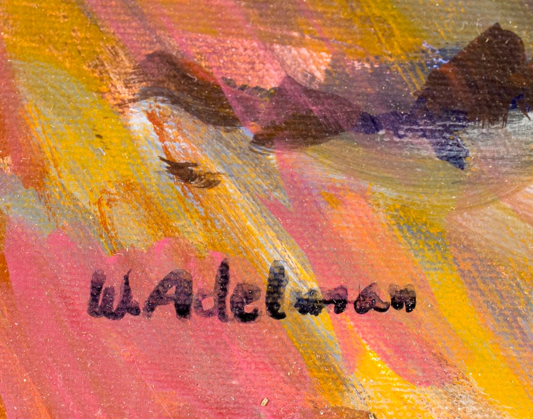 William J Adelman Jr (NY,MA,1928-2014) oil painting - 3