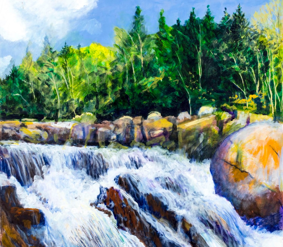 William J Adelman Jr (NY,MA,1928-2014) oil painting - 4