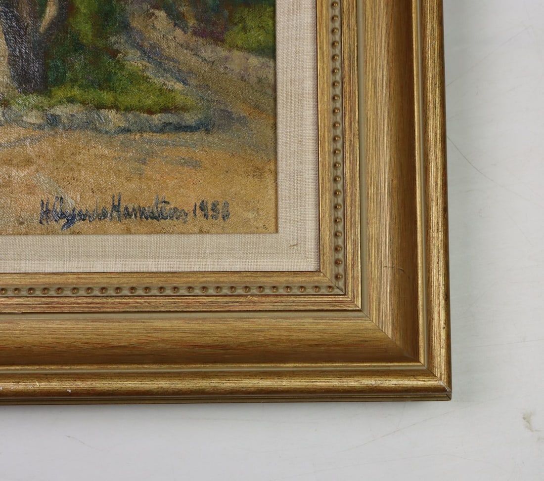 Hildegarde Hamilton (FL,VA,1898-1970) oil painting - 10
