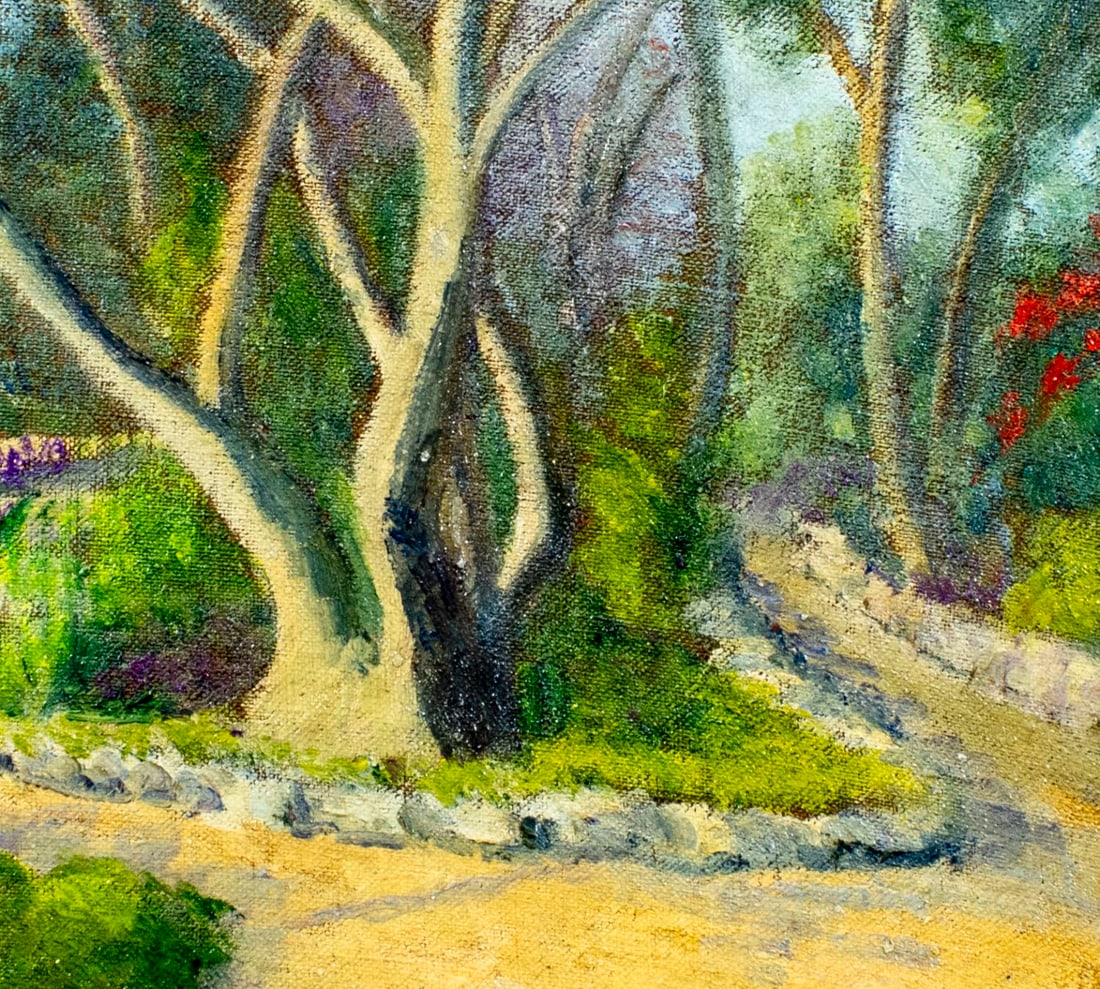 Hildegarde Hamilton (FL,VA,1898-1970) oil painting - 7