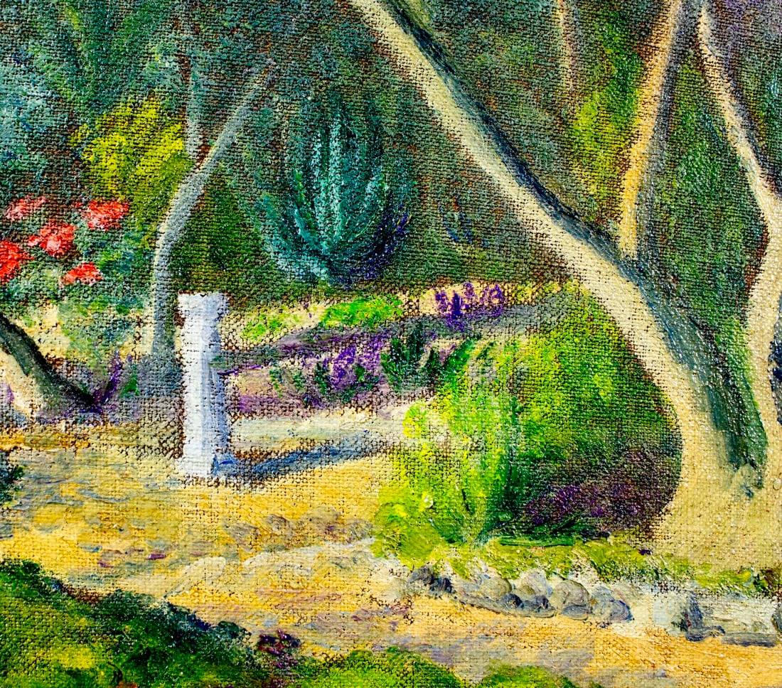 Hildegarde Hamilton (FL,VA,1898-1970) oil painting - 8