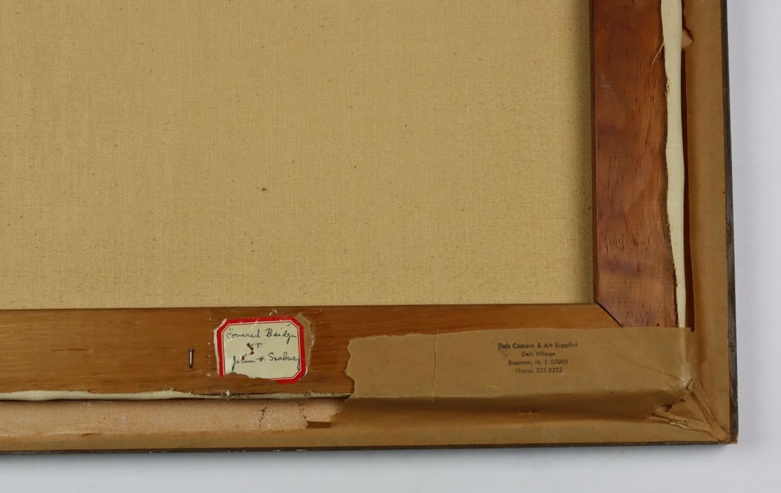 J H Seabury (VT,mid 20C) oil painting - 13