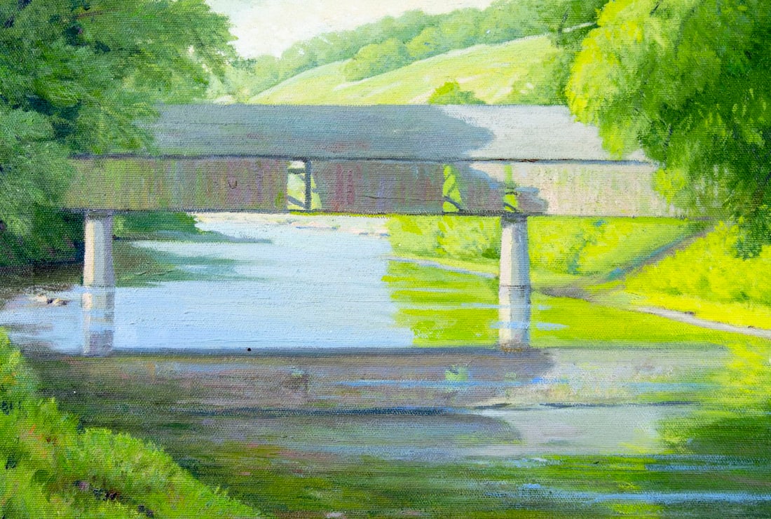 J H Seabury (VT,mid 20C) oil painting - 6