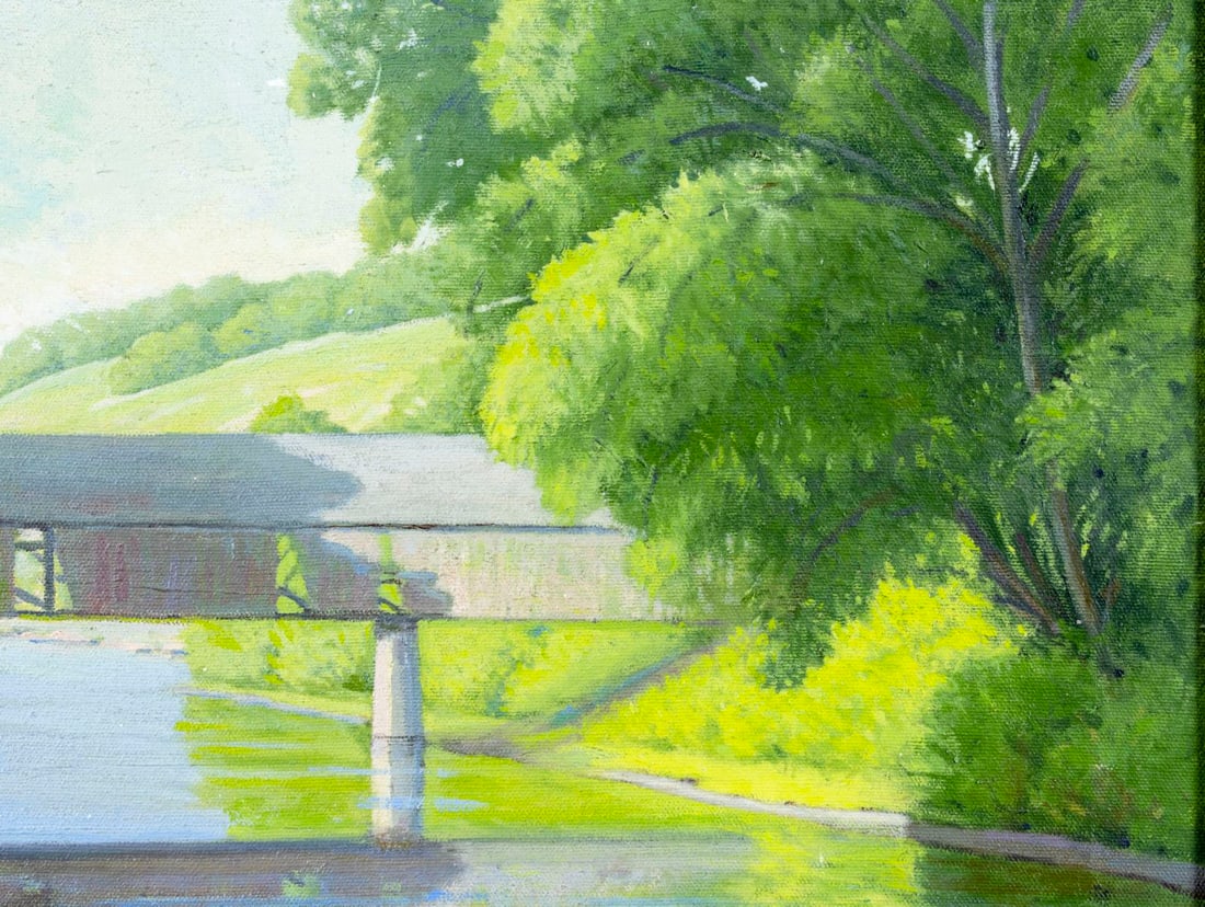J H Seabury (VT,mid 20C) oil painting - 7