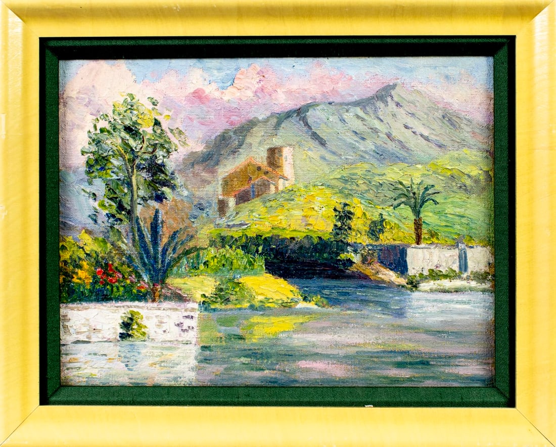 Hildegarde Hamilton (FL,VA,1898-1970) oil painting - 3