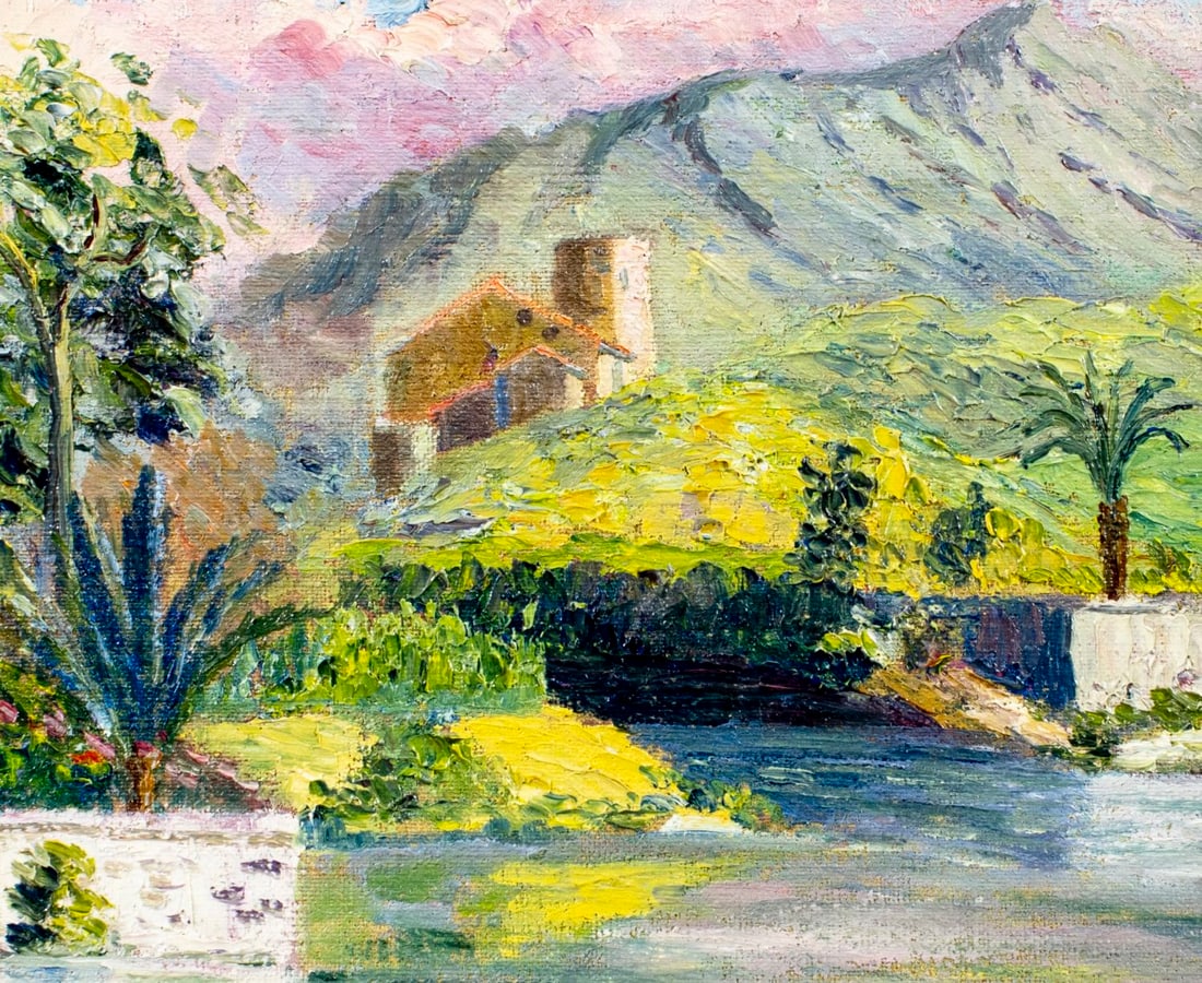 Hildegarde Hamilton (FL,VA,1898-1970) oil painting - 4