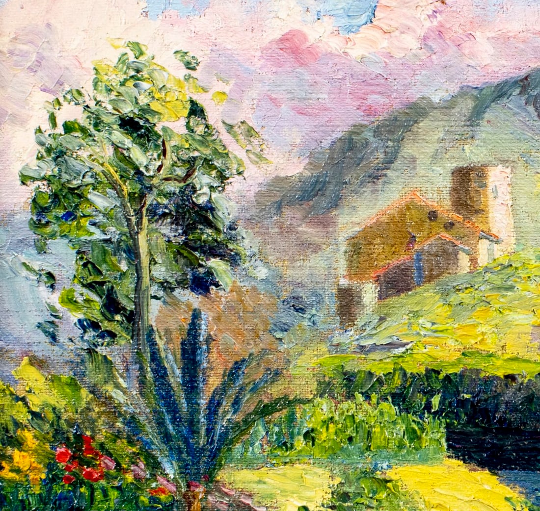 Hildegarde Hamilton (FL,VA,1898-1970) oil painting - 5