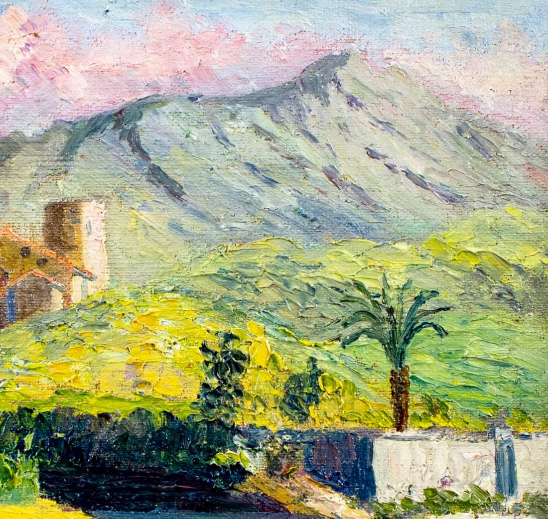 Hildegarde Hamilton (FL,VA,1898-1970) oil painting - 6