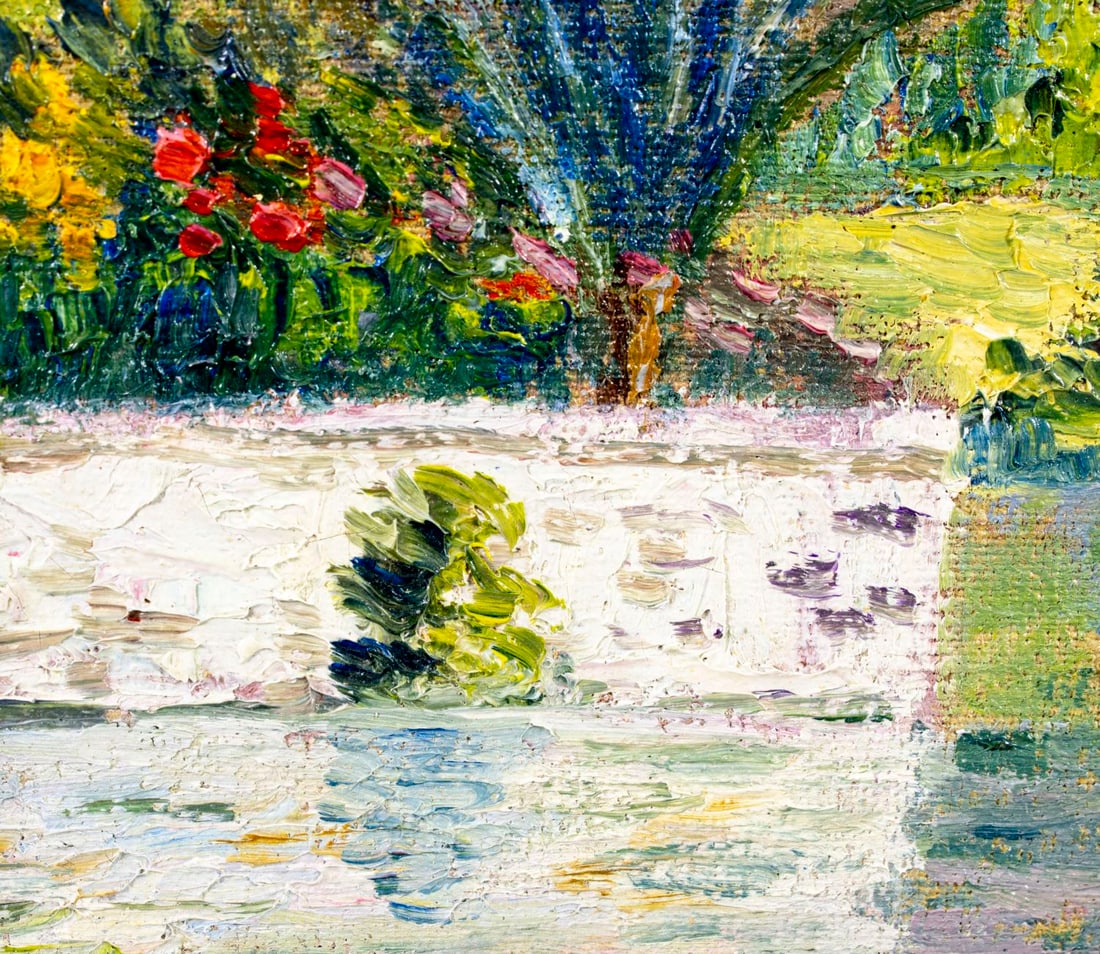 Hildegarde Hamilton (FL,VA,1898-1970) oil painting - 8
