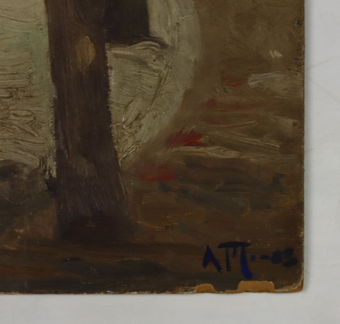 A Madame Vernon (France,early 20C) oil painting antique - 10