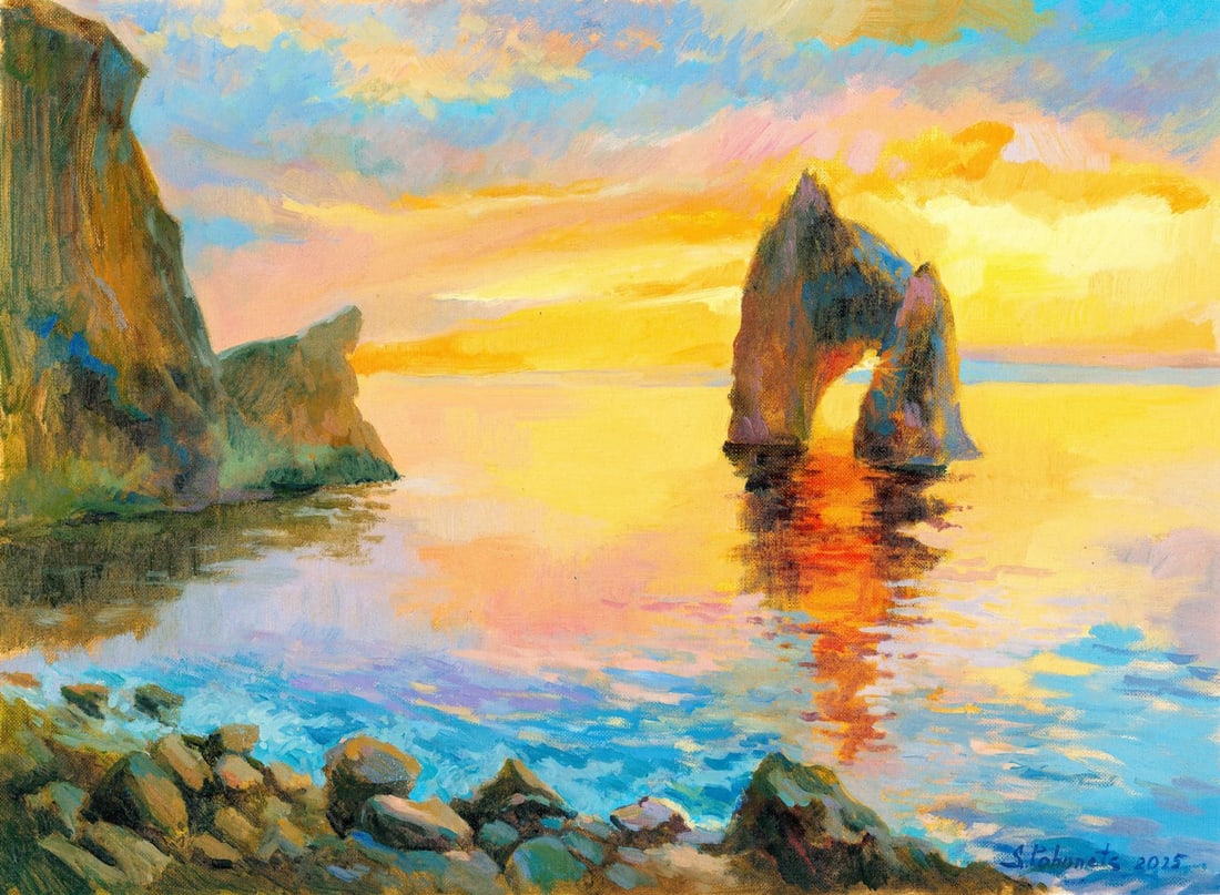 Ivana Pohonets (Ukraine,20/21C) oil painting (1 of 10)