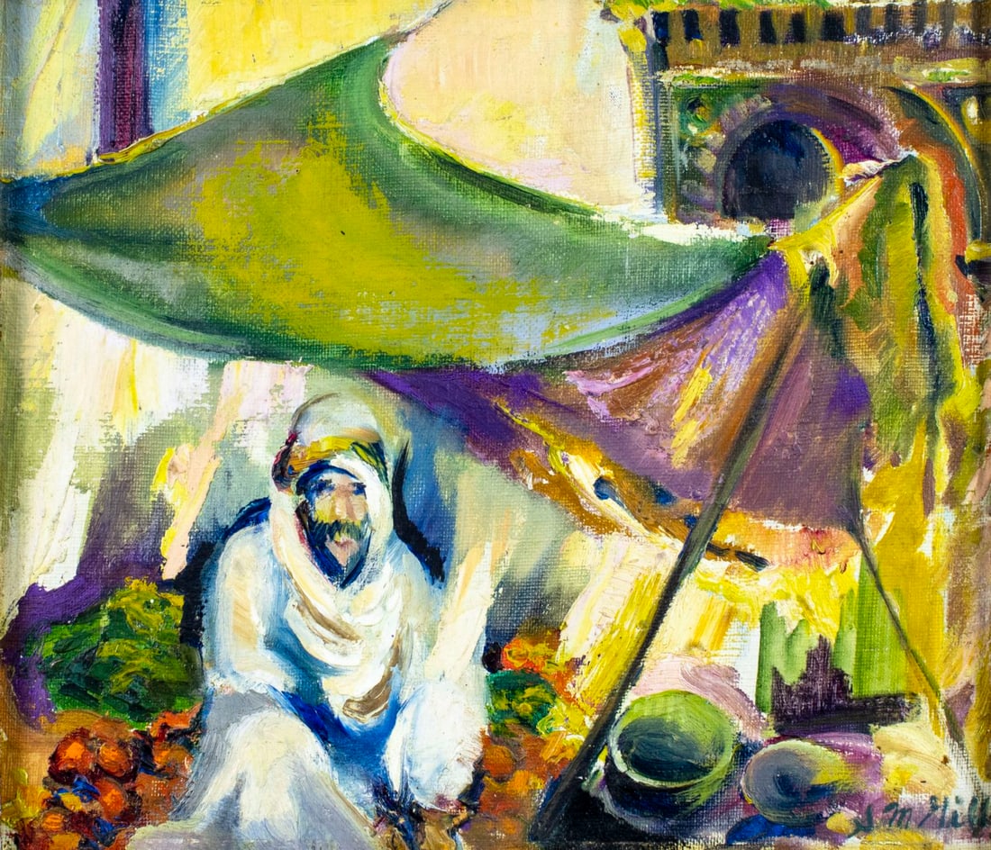 Sue Gill (PA,1887-1989) oil painting (1 of 14)