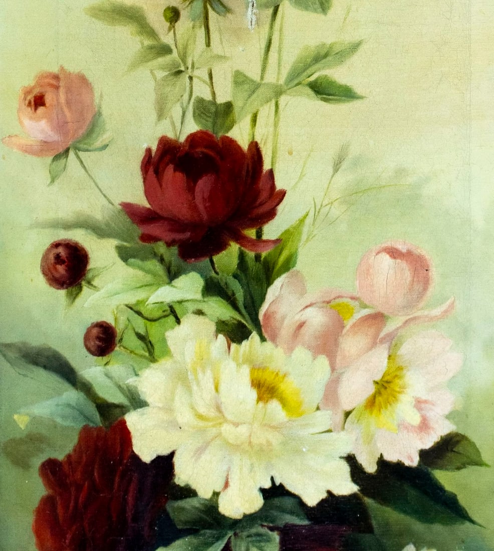 G Schmidt (US,early 20C) oil painting antique - 7