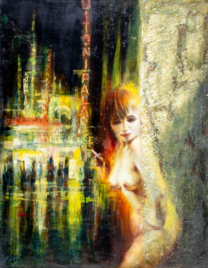 Roland Frey (German,1927-2012) oil painting (1 of 14)