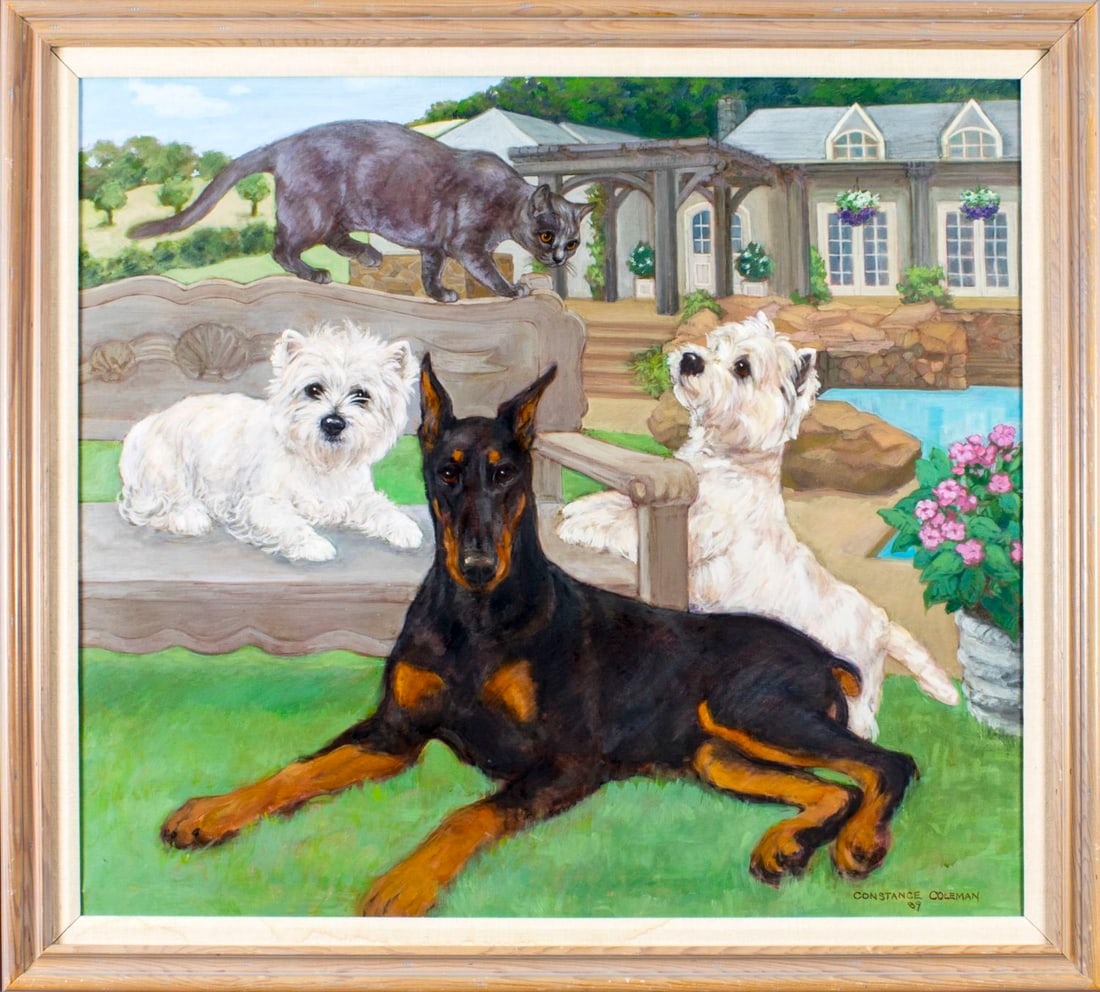 Constance Richardson (MI,IN,1905-2002) oil painting - 3